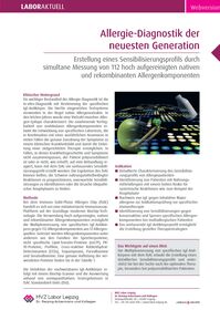 Fachinformation Allergiediagnostik der neuesten Generation