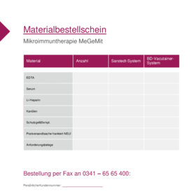 Materialbestellschein MeGeMit