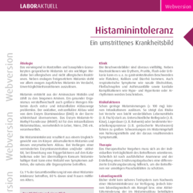 Laboraktuell Histaminintoleranz