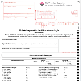 LAS-59 Molekulargenetische Hämostaseologie (Begleitformular)